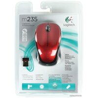 Мышь Logitech Wireless Mouse M235 Red (910-002497) - Превью изображения №7 — Интернет-магазин ПроЗаказ