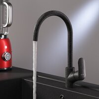 Кухонная мойка Berge BR-7602 + Like F8007122 (черный) - Превью изображения №5 — Интернет-магазин ПроЗаказ