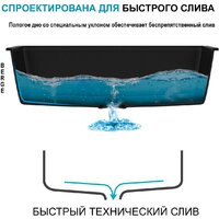 Кухонная мойка Berge BR-7602 + Like F8007122 (черный) - Превью изображения №10 — Интернет-магазин ПроЗаказ