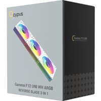 Комплект вентиляторов для корпуса Ocypus Gamma F12 Uni WH ARGB Reverse Blade 3IN1 - Превью изображения №7 — Интернет-магазин ПроЗаказ