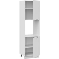 Шкаф напольный Трия Габриэлла 1П6 (белый/сноу) - Превью изображения №2 — Интернет-магазин ПроЗаказ