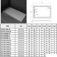 Душевой поддон WeltWasser TRS 12090 Stone-BL 120x90 - Превью изображения №2 — Интернет-магазин ПроЗаказ