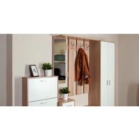 Стенка Империал Интер в прихожую (дуб сонома/белый) - Превью изображения №4 — Интернет-магазин ПроЗаказ