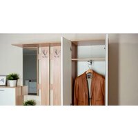 Стенка Империал Интер в прихожую (дуб сонома/белый) - Превью изображения №6 — Интернет-магазин ПроЗаказ