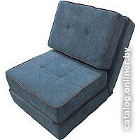 Кресло-кровать Лама-мебель Раскладное Марио (Bahama Denim/Bahama Grey) - Превью изображения №5 — Интернет-магазин ПроЗаказ
