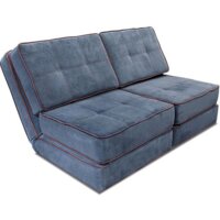 Кресло-кровать Лама-мебель Раскладное Марио (Bahama Denim/Bahama Grey) - Превью изображения №7 — Интернет-магазин ПроЗаказ