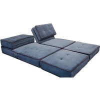 Кресло-кровать Лама-мебель Раскладное Марио (Bahama Denim/Bahama Grey) - Превью изображения №9 — Интернет-магазин ПроЗаказ