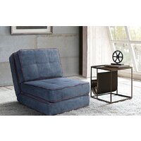 Кресло-кровать Лама-мебель Раскладное Марио (Bahama Denim/Bahama Grey) - Превью изображения №12 — Интернет-магазин ПроЗаказ