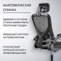 Офисное кресло Mio Tesoro Каприс (черный) - Превью изображения №2 — Интернет-магазин ПроЗаказ