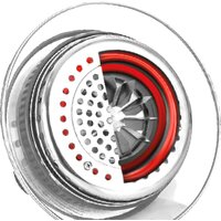 Аэрогриль (аэрофритюрница) CENTEK CT-1456 (красный) - Превью изображения №3 — Интернет-магазин ПроЗаказ