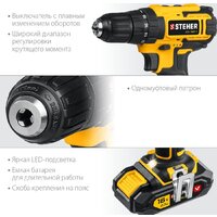Дрель-шуруповерт Steher CD-160-1 (с 1-им АКБ, кейс) - Превью изображения №2 — Интернет-магазин ПроЗаказ