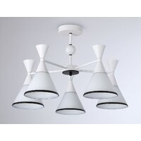 Люстра средней высоты Ambrella light Traditional TR3165/5 WH/BK - Превью изображения №2 — Интернет-магазин ПроЗаказ