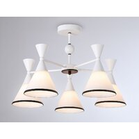 Люстра средней высоты Ambrella light Traditional TR3165/5 WH/BK - Превью изображения №3 — Интернет-магазин ПроЗаказ
