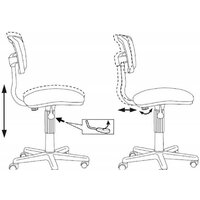 Офисное кресло Бюрократ CH-299NX (черный) - Превью изображения №5 — Интернет-магазин ПроЗаказ