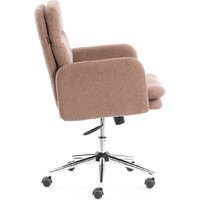 Офисное кресло TetChair Dover (хром/букле/коричневый) - Превью изображения №2 — Интернет-магазин ПроЗаказ