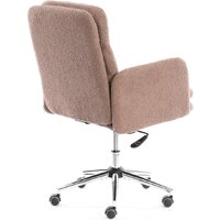 Офисное кресло TetChair Dover (хром/букле/коричневый) - Превью изображения №3 — Интернет-магазин ПроЗаказ