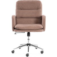 Офисное кресло TetChair Dover (хром/букле/коричневый) - Превью изображения №5 — Интернет-магазин ПроЗаказ