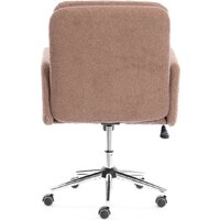 Офисное кресло TetChair Dover (хром/букле/коричневый) - Превью изображения №4 — Интернет-магазин ПроЗаказ