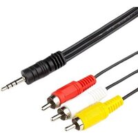 Jett 285-003 3.5 Jack - 3RCA (3 м, черный)