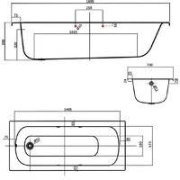 Ванна Lauter Brio Star 160 21S1601 - Превью изображения №15 — Интернет-магазин ПроЗаказ