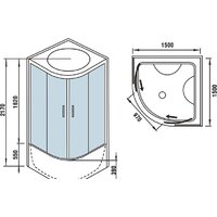 Душевая кабина WeltWasser WW500 Emmer 15055 - Превью изображения №15 — Интернет-магазин ПроЗаказ