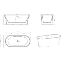 Ванна BelBagno BB202 160x80 - Превью изображения №3 — Интернет-магазин ПроЗаказ