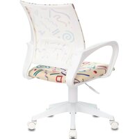 Компьютерное кресло Бюрократ Burokids 1W 1920820 (песочный Sticks 02/пластик белый) - Превью изображения №4 — Интернет-магазин ПроЗаказ