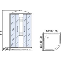 Душевая кабина Мономах 80/24 С МЗ - Превью изображения №10 — Интернет-магазин ПроЗаказ
