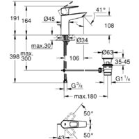 Смеситель Grohe Bauloop 23762001 - Превью изображения №5 — Интернет-магазин ПроЗаказ