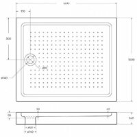 Душевой поддон BelBagno TRAY-BB-AH-120/100-15-W 120x100 - Превью изображения №7 — Интернет-магазин ПроЗаказ