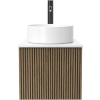  ЗОВ Тумба под умывальник Кито 50 K50LW0MRMC-LDSPWС1 (белый/тростник) - Превью изображения №2 — Интернет-магазин ПроЗаказ