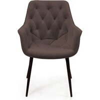 Стул с подлокотниками Ваш день Archi Barkhat 14 (графит) - Превью изображения №2 — Интернет-магазин ПроЗаказ