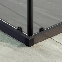 Душевой уголок MaybahGlass MGY-1331-6 (графит матовый стекло/черный) - Превью изображения №5 — Интернет-магазин ПроЗаказ
