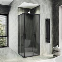 Душевой уголок MaybahGlass MGY-1331-6 (графит матовый стекло/черный) - Превью изображения №2 — Интернет-магазин ПроЗаказ
