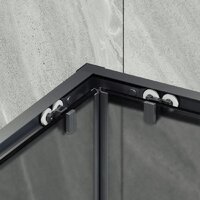 Душевой уголок MaybahGlass MGY-1331-6 (графит матовый стекло/черный) - Превью изображения №4 — Интернет-магазин ПроЗаказ