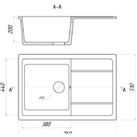 Кухонная мойка Gerhans B27 (графит) - Превью изображения №2 — Интернет-магазин ПроЗаказ