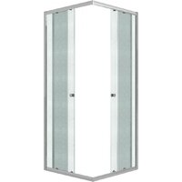Душевой уголок Niagara Eco NG-1009-14QMT 90x90x190 (хром/стекло матовое) - Превью изображения №2 — Интернет-магазин ПроЗаказ