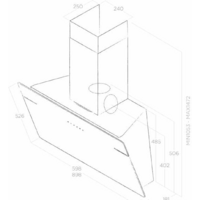 Кухонная вытяжка Elica L'essenza BL/A/60 PRF0117403A - Превью изображения №5 — Интернет-магазин ПроЗаказ