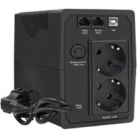 Источник бесперебойного питания ExeGate Power Back BNB-1000.LED.AVR.2SH.RJ.USB - Превью изображения №2 — Интернет-магазин ПроЗаказ