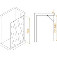 Душевая стенка RGW WA-102 351010212-11 120 (хром/прозрачное стекло) - Превью изображения №2 — Интернет-магазин ПроЗаказ