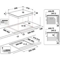 Варочная панель Whirlpool WTX6014DCF - Превью изображения №2 — Интернет-магазин ПроЗаказ
