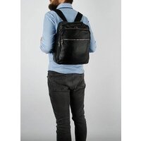 Городской рюкзак Francesco Molinary 356-QSC005-BLK (черный) - Превью изображения №8 — Интернет-магазин ПроЗаказ