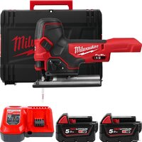 Milwaukee Fuel M18 M18FBJS-502X 4933464800 (с 2-мя АКБ, кейс)