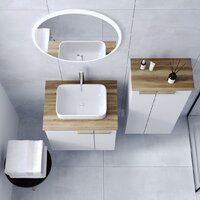  Viant Тумба под умывальник Мюнхен VMUN70NBEL-T2STP (белый) - Превью изображения №5 — Интернет-магазин ПроЗаказ