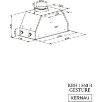 Кухонная вытяжка Kernau KBH 1560 B Gesture - Превью изображения №6 — Интернет-магазин ПроЗаказ