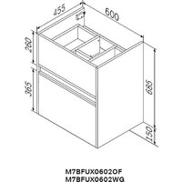  AM.PM Тумба под умывальник Sense M7B-FUX0602WG-WCC0602WG - Превью изображения №10 — Интернет-магазин ПроЗаказ