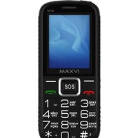 Кнопочный телефон Maxvi B21ds (черный) - Превью изображения №2 — Интернет-магазин ПроЗаказ