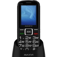 Кнопочный телефон Maxvi B21ds (черный) - Превью изображения №4 — Интернет-магазин ПроЗаказ