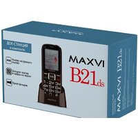 Кнопочный телефон Maxvi B21ds (черный) - Превью изображения №17 — Интернет-магазин ПроЗаказ
