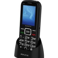 Кнопочный телефон Maxvi B21ds (черный) - Превью изображения №6 — Интернет-магазин ПроЗаказ